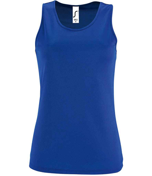 SOL'S Ladies Sporty Performance Tank Top - Royal Blue (02117)