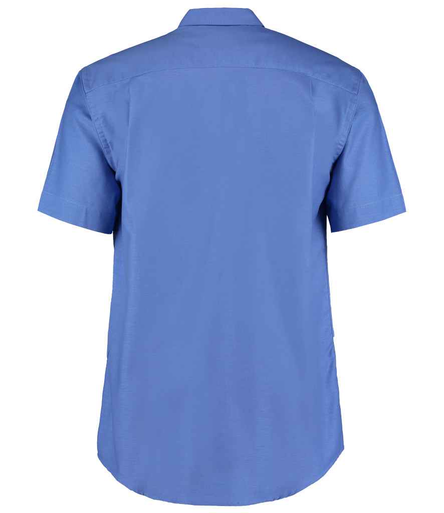 Kustom Kit Short Sleeve Classic Fit Workwear Oxford Shirt - BACK