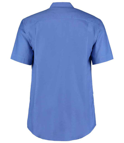 Kustom Kit Short Sleeve Classic Fit Workwear Oxford Shirt - BACK