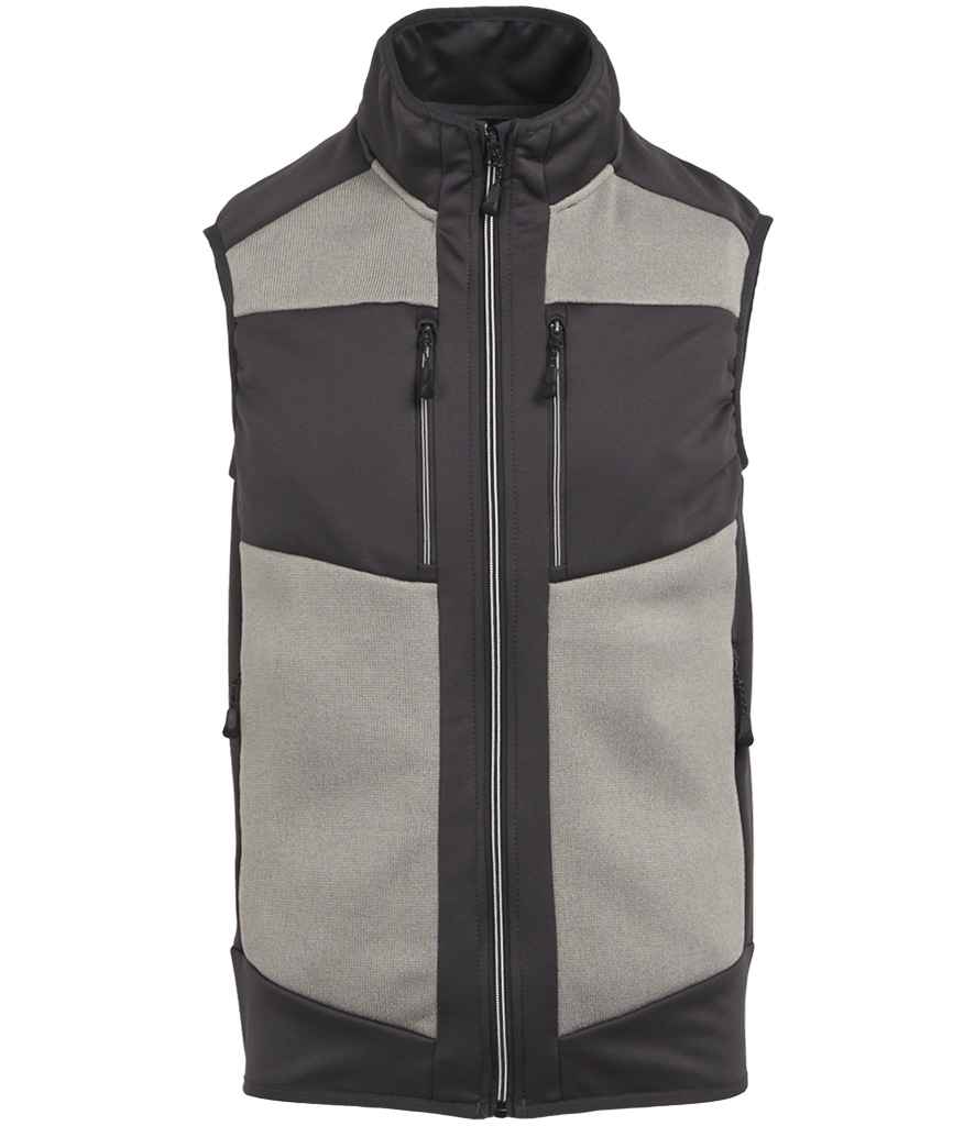 Regatta E-Volve Unisex Knit Effect Stretch Bodywarmer - FRONT