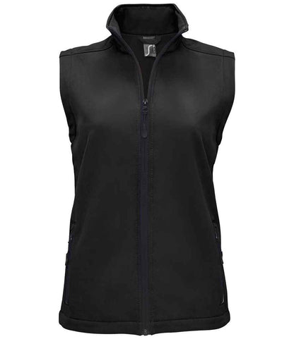 SOL'S Ladies Race Soft Shell Bodywarmer - Black (02888)