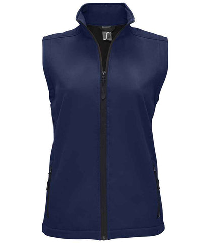 SOL'S Ladies Race Soft Shell Bodywarmer - French Navy (02888)