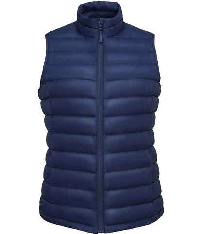 SOL'S Ladies Wilson Lightweight Padded Bodywarmer - French Navy (02890)