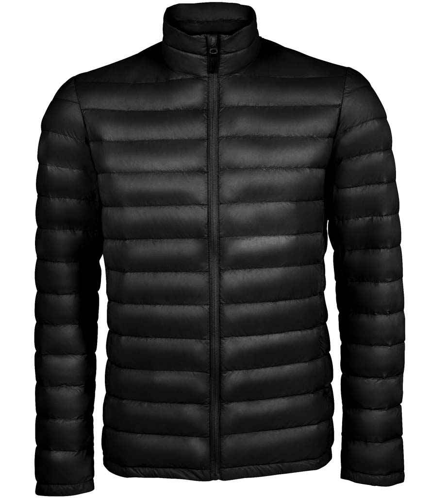 SOL'S Wilson Lightweight Padded Jacket - Black (02898)