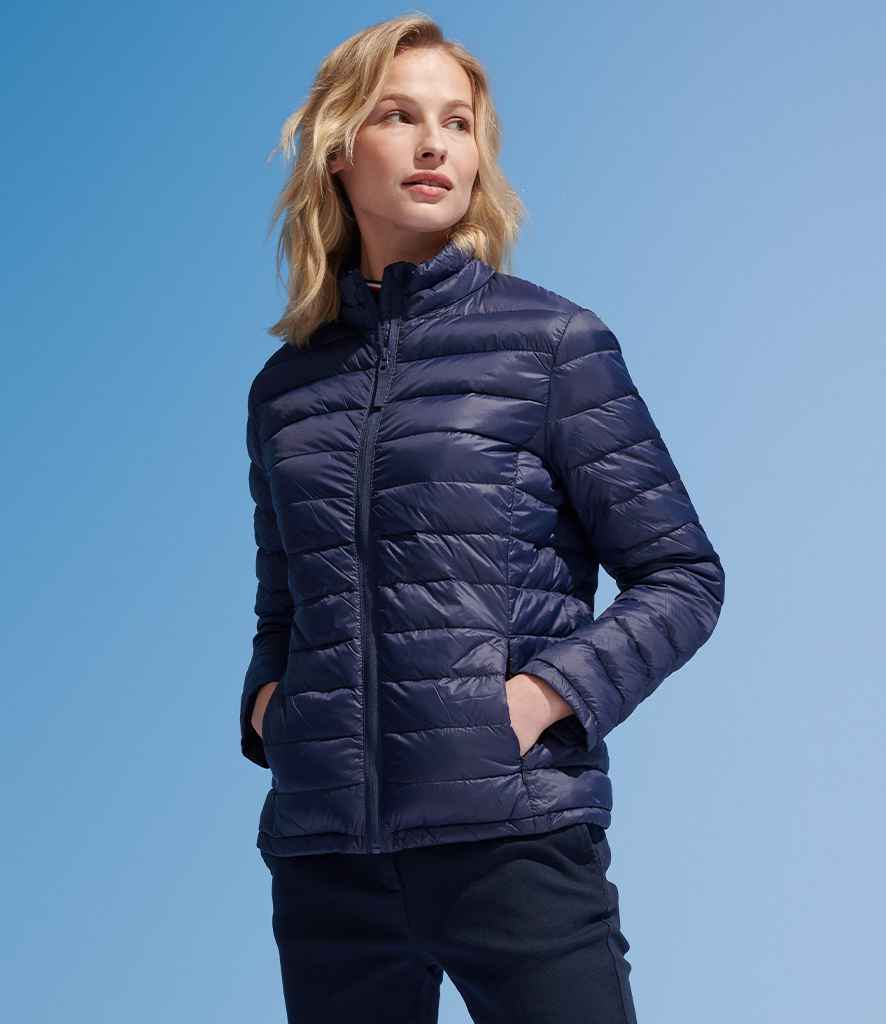 SOL'S Ladies Wilson Lightweight Padded Jacket - French Navy (02899)