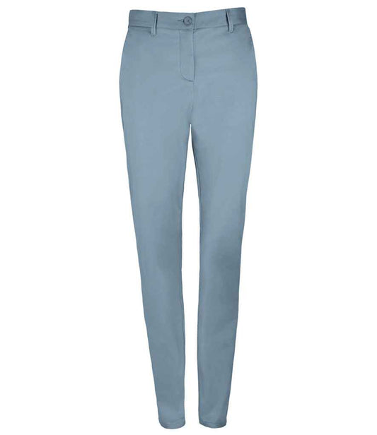 SOL'S Ladies Jared Stretch Trousers - Creamy Dark Blue (02918)