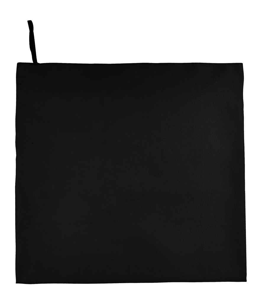 SOL'S Atoll 100 Microfibre Bath Sheet - Black (02936)