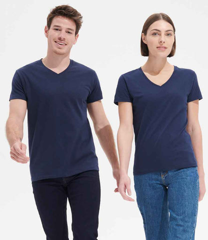 SOL'S Imperial V Neck T-Shirt - French Navy (02940)