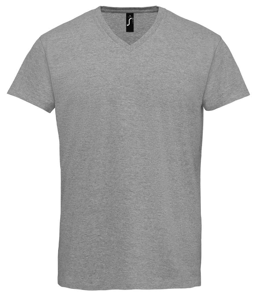 SOL'S Imperial V Neck T-Shirt - Grey Marl (02940)