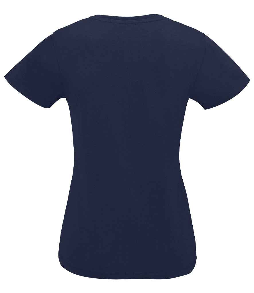 SOL'S Ladies Imperial V Neck T-Shirt - French Navy (02941)