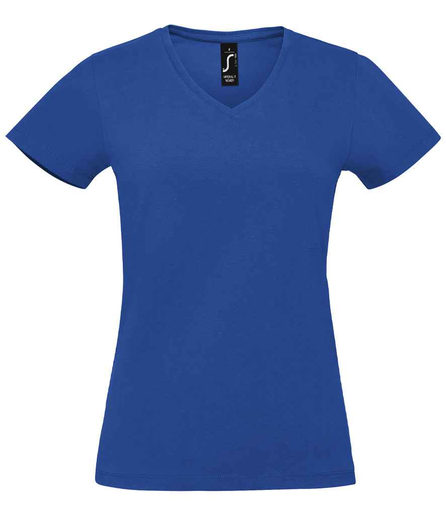 SOL'S Ladies Imperial V Neck T-Shirt - Royal Blue (02941)