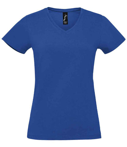 SOL'S Ladies Imperial V Neck T-Shirt - Royal Blue (02941)