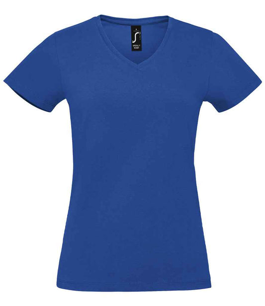 SOL'S Ladies Imperial V Neck T-Shirt - Royal Blue (02941)