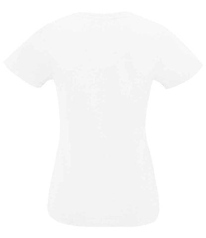SOL'S Ladies Imperial V Neck T-Shirt - White (02941)