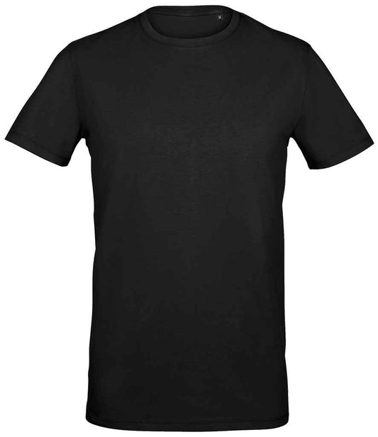 SOL'S Millenium Stretch T-Shirt - Deep Black (02945)