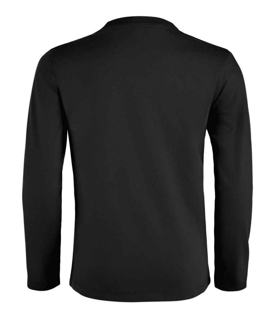 SOL'S Kids Imperial Long Sleeve T-Shirt - Deep Black (02947)