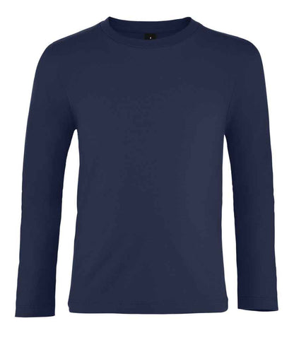 SOL'S Kids Imperial Long Sleeve T-Shirt - French Navy (02947)