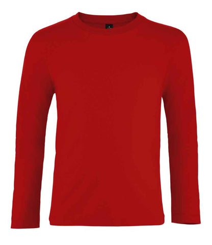 SOL'S Kids Imperial Long Sleeve T-Shirt - Red (02947)