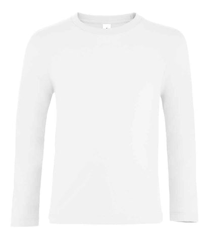 SOL'S Kids Imperial Long Sleeve T-Shirt - White (02947)