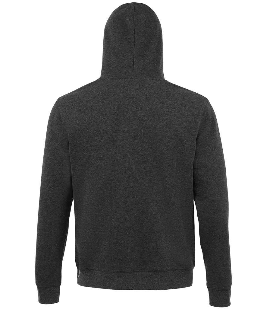 SOL'S Unisex Spencer Hooded Sweatshirt - Charcoal Marl (02991)