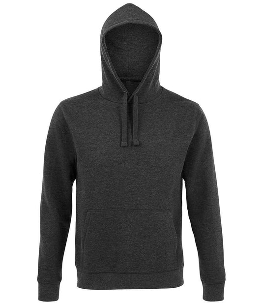SOL'S Unisex Spencer Hooded Sweatshirt - Charcoal Marl (02991)