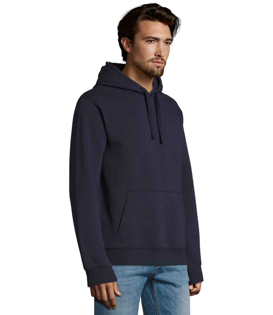 SOL'S Unisex Spencer Hooded Sweatshirt - French Navy (02991)