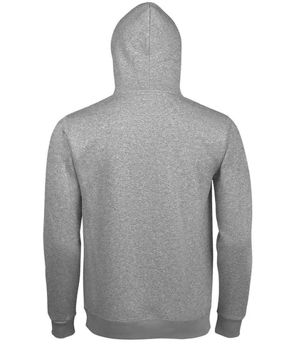 SOL'S Unisex Spencer Hooded Sweatshirt - Grey Marl (02991)