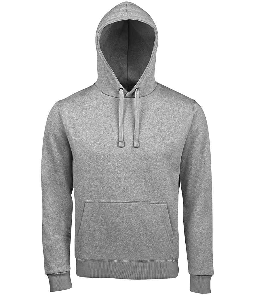 SOL'S Unisex Spencer Hooded Sweatshirt - Grey Marl (02991)