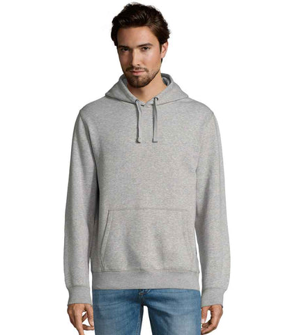 SOL'S Unisex Spencer Hooded Sweatshirt - Grey Marl (02991)