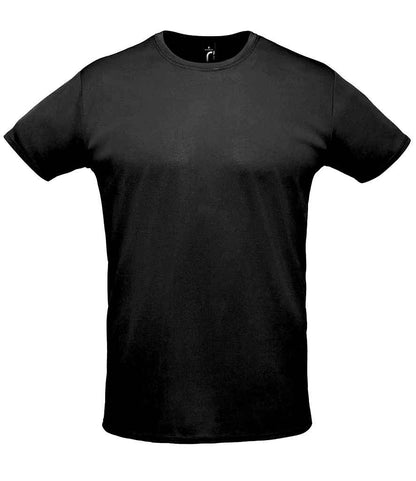 SOL'S unisex sprint t-shirt - black (02995)