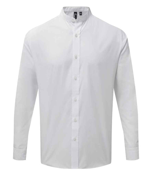 Premier Long Sleeve Grandad Shirt - FRONT