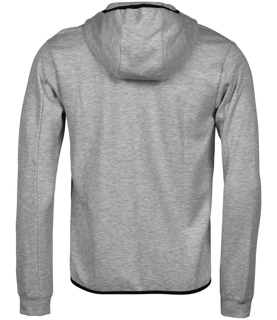 Tee Jays Athletic Hooded Full Zip Sweat Jacket - BACK