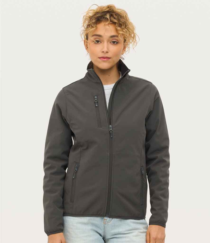 SOL'S Ladies Radian Soft Shell Jacket - Charcoal (03107)