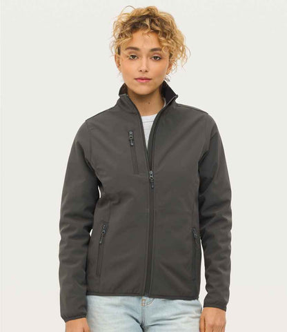 SOL'S Ladies Radian Soft Shell Jacket - Charcoal (03107)