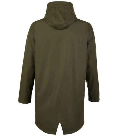 NEOBLU NEOBLU Antoine Wax Parka Jacket - Deep Khaki (03174)