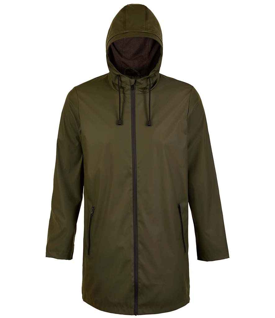 NEOBLU NEOBLU Antoine Wax Parka Jacket - Deep Khaki (03174)