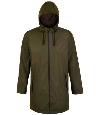NEOBLU NEOBLU Antoine Wax Parka Jacket - Deep Khaki (03174)