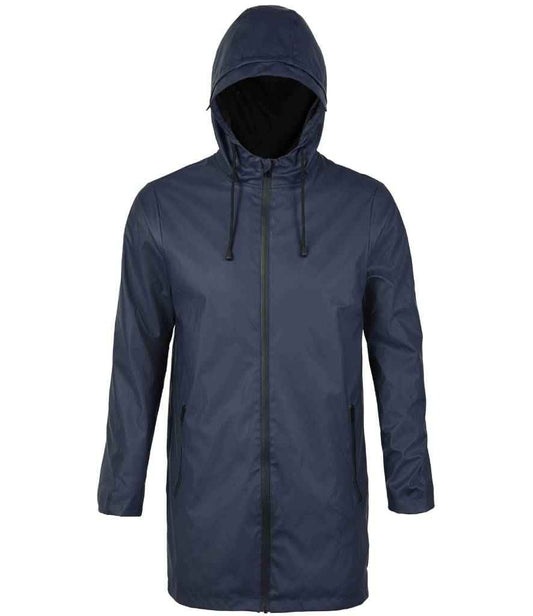 NEOBLU NEOBLU Antoine Wax Parka Jacket - Night Blue (03174)