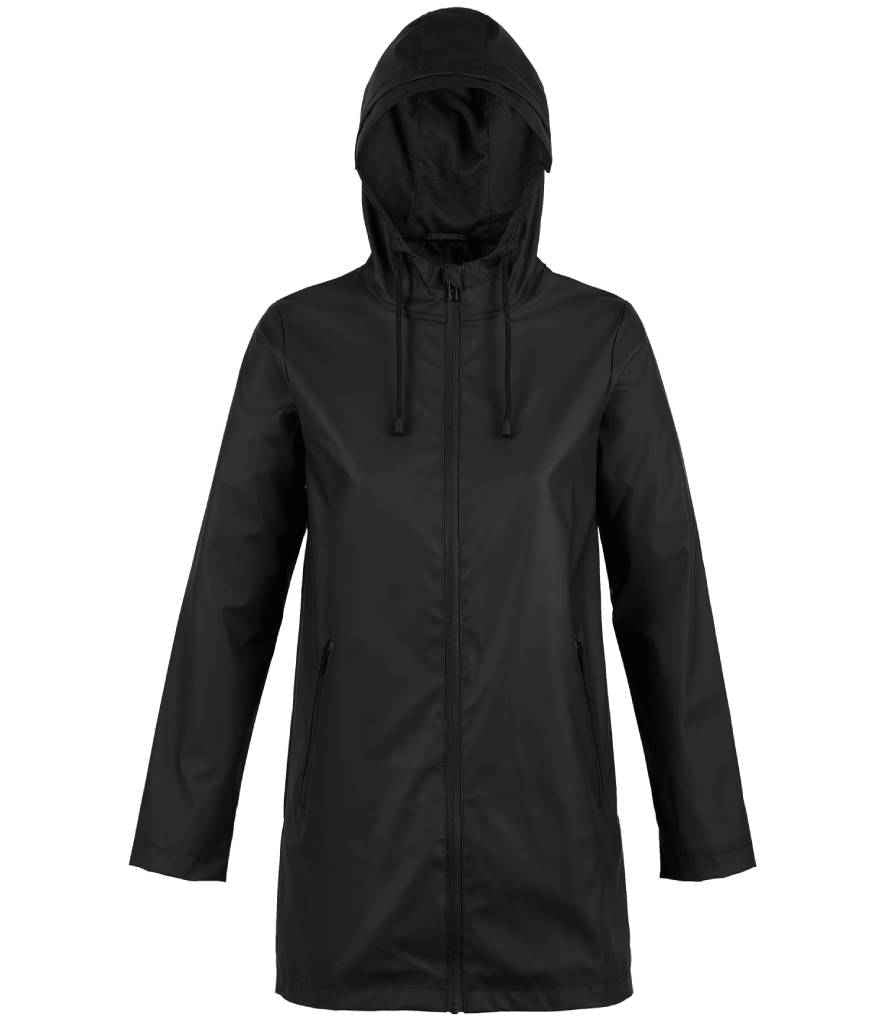NEOBLU NEOBLU Ladies Antoine Wax Parka Jacket - Deep Black (03175)