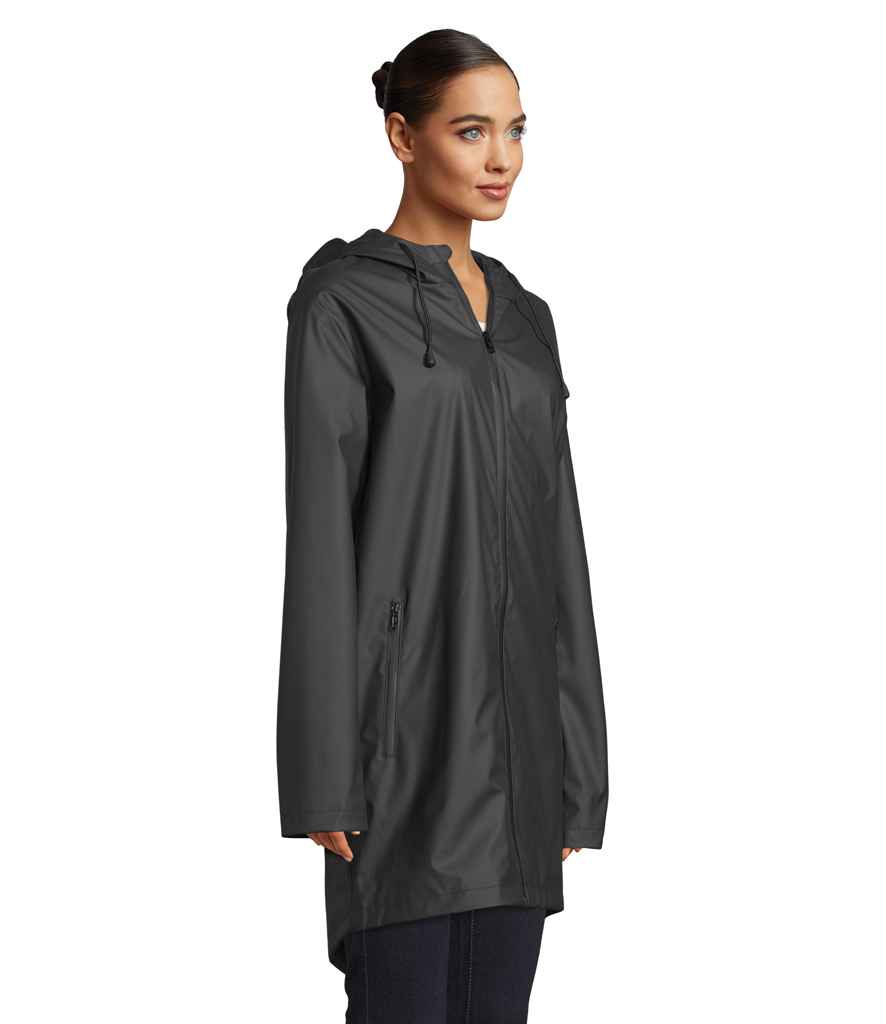 NEOBLU NEOBLU Ladies Antoine Wax Parka Jacket - Deep Black (03175)