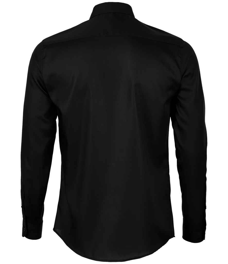 NEOBLU NEOBLU Blaise Long Sleeve Shirt - Deep Black (03182)