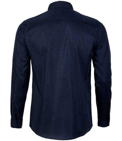 NEOBLU NEOBLU Blaise Long Sleeve Shirt - Night Blue (03182)