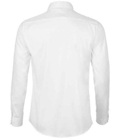 NEOBLU NEOBLU Blaise Long Sleeve Shirt - Optic White (03182)