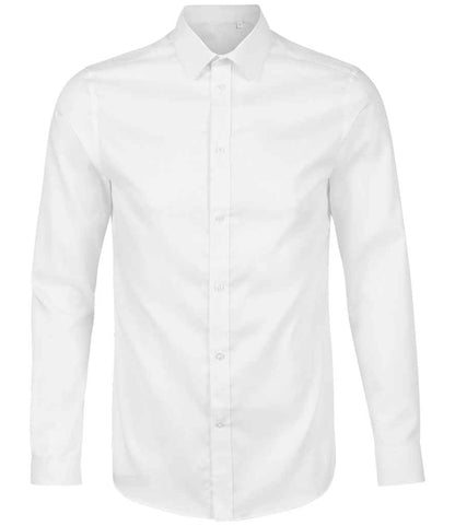 NEOBLU NEOBLU Blaise Long Sleeve Shirt - Optic White (03182)