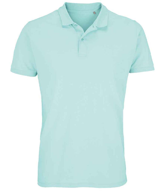 SOL'S Planet Organic Piqué Polo Shirt - Arctic Blue (03566)