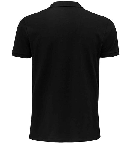 SOL'S Planet Organic Piqué Polo Shirt - Black (03566)