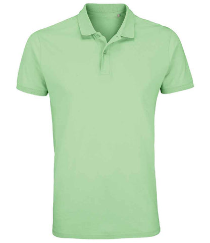 SOL'S Planet Organic Piqué Polo Shirt - Frozen Green (03566)