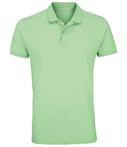 SOL'S Planet Organic Piqué Polo Shirt - Frozen Green (03566)