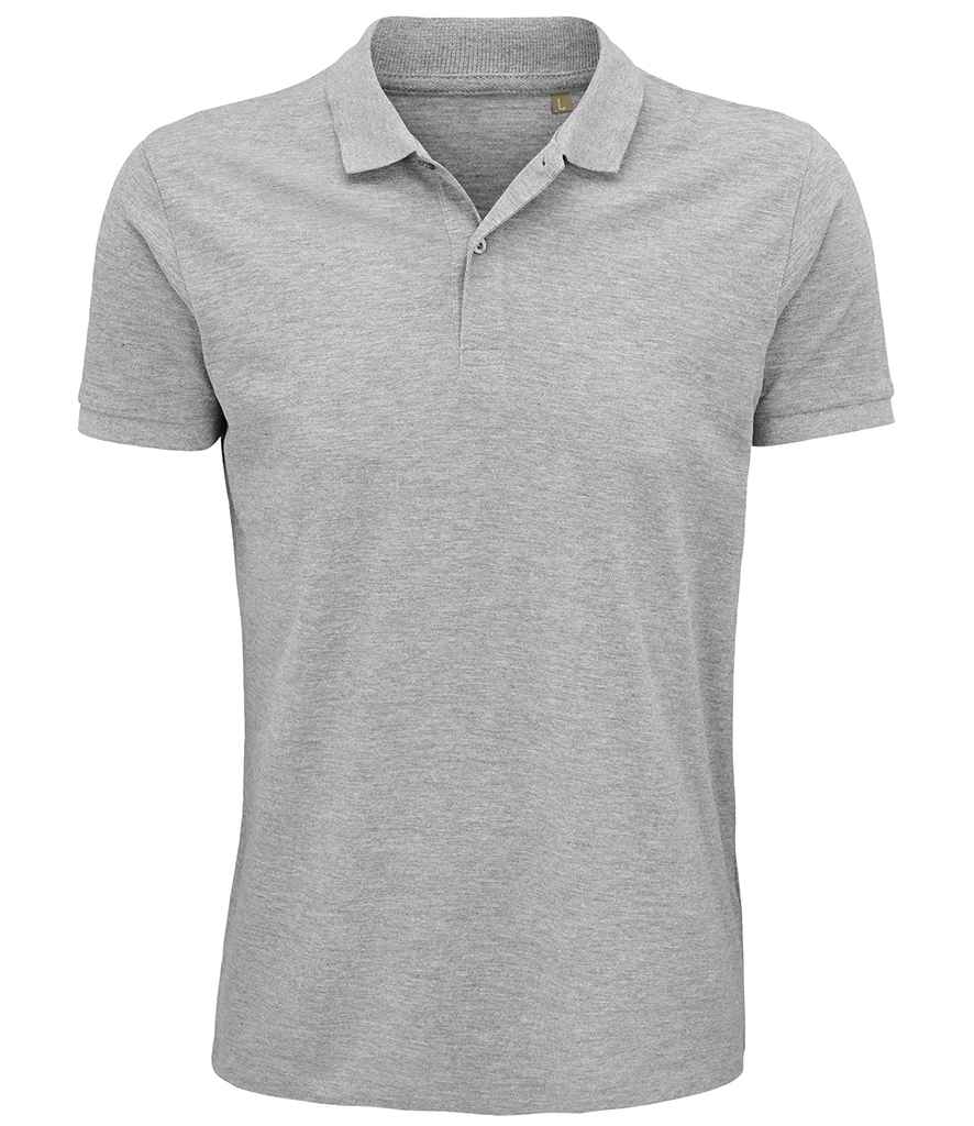 SOL'S Planet Organic Piqué Polo Shirt - Grey Marl (03566)