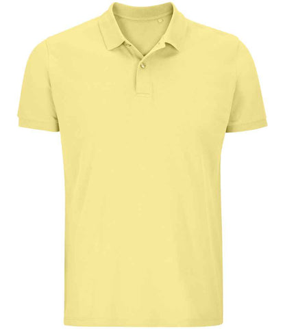 SOL'S Planet Organic Piqué Polo Shirt - Light Yellow (03566)
